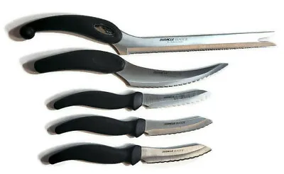 5 Miracle Blade Kitchen Paring Chef Knives Stainless Steel Assorted Sizes  • $39.99