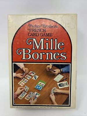 VINTAGE MILLIE BORNES 1971 Parker Brothers THE FRENCH CARD GAME 100% Complete • $18.95