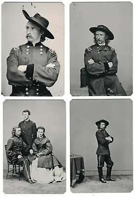 5 Antique Photo Reproduction 4 1/4  X 3  Tin Type George Armstrong Custer • $39.99