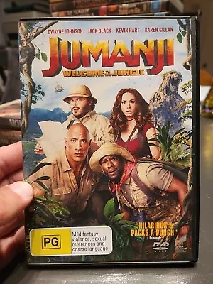 Jumanji: Welcome To The Jungle (DVD 2017) T29 • $6