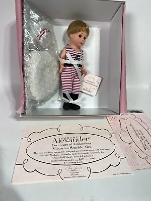 Madame Alexander Victorian Seaside Alex 36485 8  Limited Edition Doll W/ COABox • $85