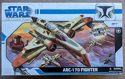 Hasbro STAR WARS Flaming Wampa ARC-170 Fighter & 3 Pilots Droid & Box VGC • £99