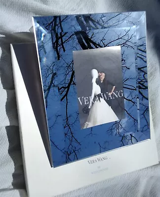 Vera Wang By Wedge Wood Bevelled Mirror Frame  4X6 New In Box   ✞ • $50