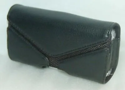 NEW Universal 3x2x1  Fit BLACK LEATHER Magnetic Cell Phone Pouch Case Holster • $4.70