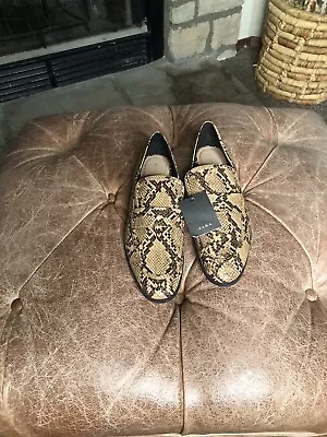 NWT Zara Snake Skin Print  Loafers Women • $45