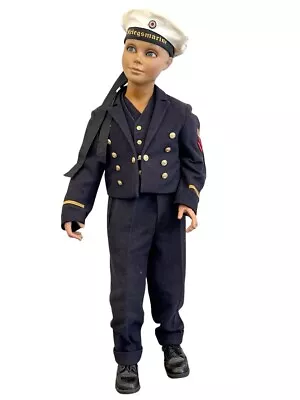 Original Ww2 Child Size Kriegsmarine Uniform Hat Set W/ 1940 Mannequin Complete • $1200