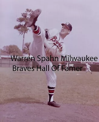 Warren Spahn Milw Braves HOFer Posed Portrait Slide/Negative Fo Photo/Photograph • $59.95