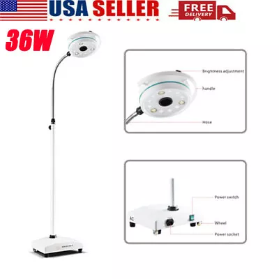 36W Shadowless Medical Exam Light Portable LED Surgical Light FDA AC90 - 240V • $422.99