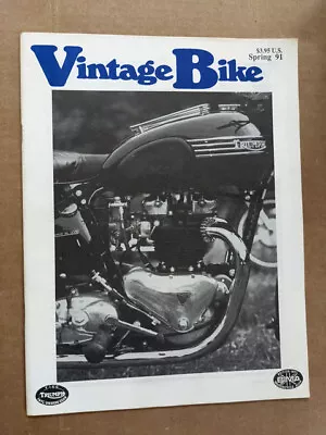 Vintage Bike Magazine Spring 91 M427 • $12.99