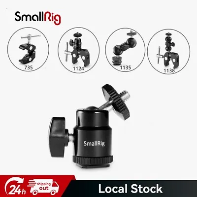 SmallRig Super Clamp Mount / 1/4  Hot Shoe Mount / Double BallHead With Clamp • £4.90