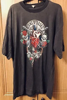 Vintage GNR 1990 BROCKUM SLOANE DESIGN Guns N Roses T Shirt | FREE UK P&P! • £124.99