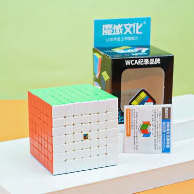 New MOYU 7x7x7 Speed Magic Cube Stickerless Cube Brain Teasers Twist Puzzle Toy • $21.10