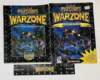 Heartbreaker. Warzone. Muntant Chronicles. Doom Trooper. 1995. Rule Book. Extras • $39.95