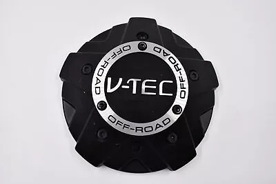 $38.25 • Buy V-TEC Off Road Matte Black W/ Machined & Black Ornament Wheel Center Cap Hub Cap