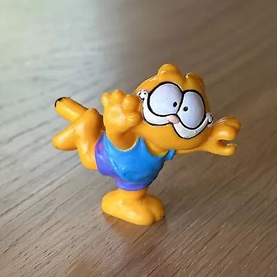 Vintage 1981 Garfield In Motion PVC Figure United Feat. Synd. Toy Collectible • $3.49