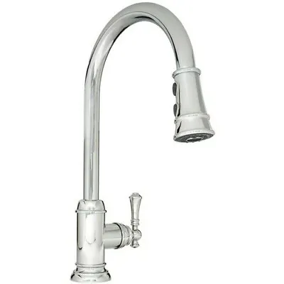 NEW Mirabelle Amberley Single Handle Pull-Down Kitchen Faucet Polished Chrome • $169