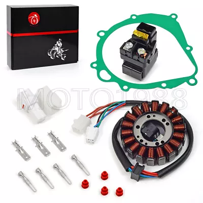 Relay & Stator & Gasket For Suzuki ATV QUADSPORT Z400 LT-Z400Z 2003-2008 LTZ400 • $35.46