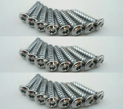 24 Chrome Bezel/grille Screws! For Classic & Vintage Vehicles - Car Pickup Etc • $8.95