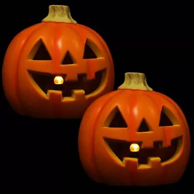 2pcs Halloween Pumpkin Light Lamp Kids Jack O Lantern Toys Outdoor Gift-RS • £11.15
