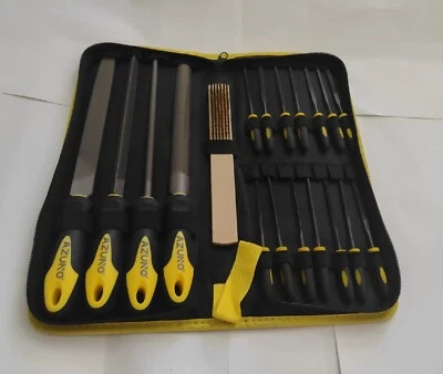£6.50 • Buy  Metal File & Needle Set 18 PC,   Round Flat Triangular Half Round Square New 