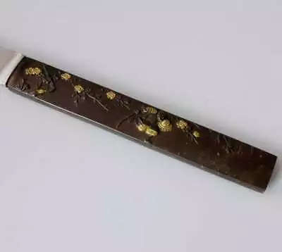 £195 • Buy Japanese Kozuka Handle Samurai With Sword Letter Opener. Silver Gold Meiji C1880