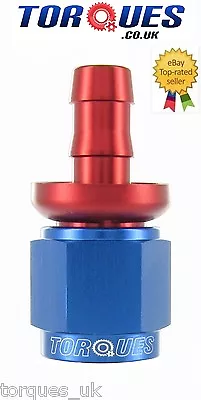 AN -6 (AN6) STRAIGHT To 8mm 5/16  Barb Hose Fitting • £4.59