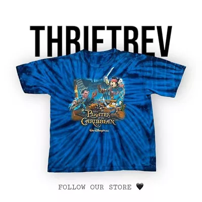 [M] Disney World Pirates Of The Caribbean Tie Dye  Tshirt • $9