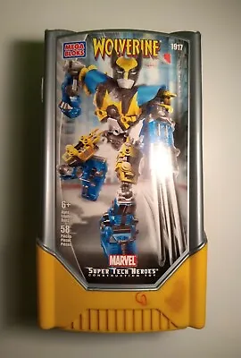 2004 Mega Bloks Marvel Super Tech Heroes Wolverine Construction Toy #1917 NIB • $29.99