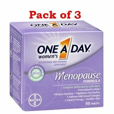 One A Day Women's Menopause Formula Complete Multivitamin Supplement 50ct 3 Pack • $80.18