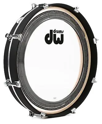 DW Design Series Maple Pancake Bass Drum - 20  - Black Satin • $429