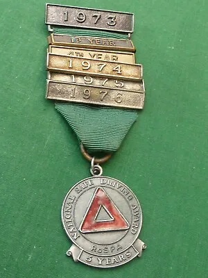 Collection Of Eight 'safe Driving' And 'prevention Of Accidents' Medals • £35