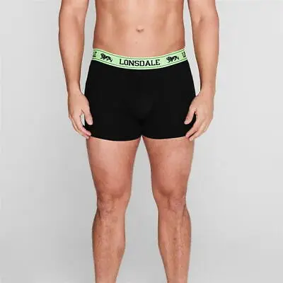 2 Pack Lonsdale London Trunks Boxer Short Boxers Pants Briefs Size XS-4XL • £14.50