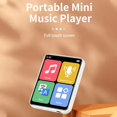 Mini MP3 MP4 Bluetooth 5.0 Music Player 2.0  Touch Screen Built In Speaker Sport • £18.39