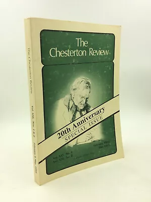 THE CHESTERTON REVIEW Vol. XXI Nos. 1-2  1995 - Catholic G.K. Chesterton • $15