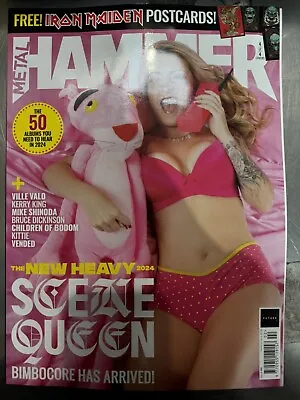 Metal Hammer  #383 2024 Bimbocore: . Scream Queen +Iron Maiden Postcards Cover 4 • £9.99