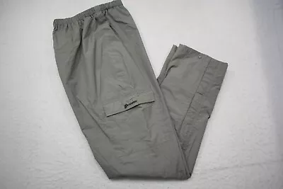 Stearns Dry Wear Rain Pants Gray Nylon Cargo Pocket Mens Size Medium X 32  • $19.99