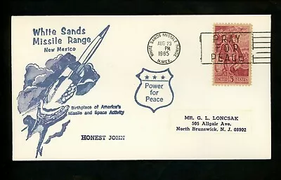 US Space Cover Rocket HONEST JOHN Launch White Sands Missile Range NM 8/23/1965 • $6.99