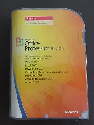 Microsoft Office Professional 2007 Upgrade - In Oringal Packaging • $35
