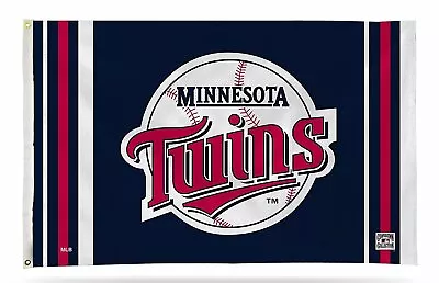 Minnesota Twins Flag Banner 3x5 Retro Cooperstown Circle Logo Premium Baseball • $38.79