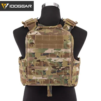 IDOGEAR Tactical Vest Cherry Plate Carrier CPC Vest Molle Multi-Camo Military • $116.91