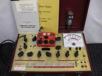 Hickok 6000A Mutual Conductance Tube Tester - Calibrated - *Plate Current Jacks* • $825