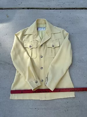 Vtg 60s 70s Polyester Leisure Suit  Jacket McGregor Blazer Coat Groovy • $49.13