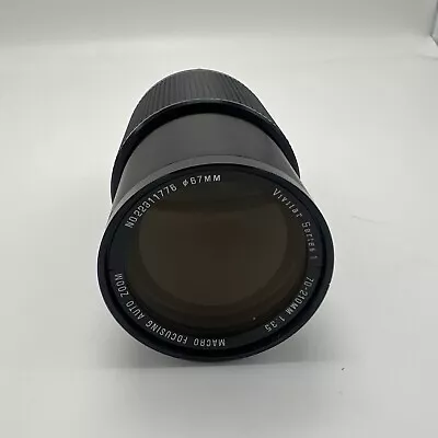 VIVITAR Series 1 Lens 70-210mm 1 : 3.5 MACRO Focusing Auto Zoom • $19