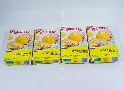 4 Krusteaz MEYER LEMON Pound Cake Mix 16.5 Ounces OPENED Boxes 07/05/2024 • $22.50