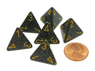Speckled 18mm 4 Sided D4 Chessex Dice 6 Pieces - Urban Camo • $4.12