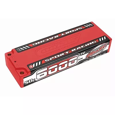 Corally Sport Racing 50c Lipo Battery 6000mah 7.4v Stick 2s C-49420 • £50.54