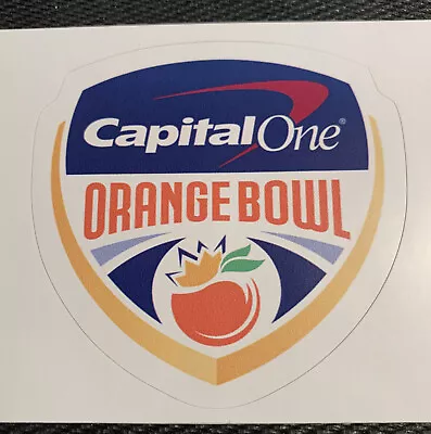 Orange Bowl Sticker Miami Florida NCAA Logo 2.8  X 2.8  Football • $4.99