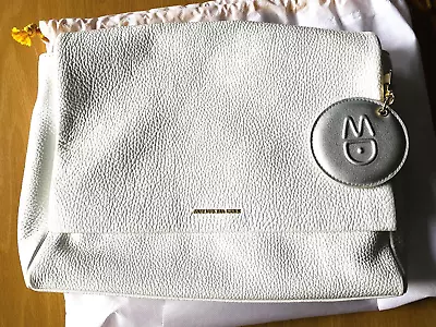 Mandarina Duck Crossbody White Leather Bag RRP £127 Immaculate • £48