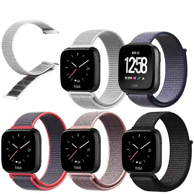 For Fitbit Versa/Lite/Special Edition Band Replacement Nylon Wristband Strap • $17.08