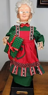 Holiday Creations 1993 Noel Christmas Mrs. Santa Claus Figure W/Sound • $20